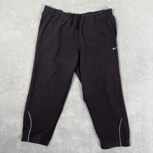 Nike Pants Womens Medium Brown Nike FIT Dry Ankle Joggers Running Athletic Y2K